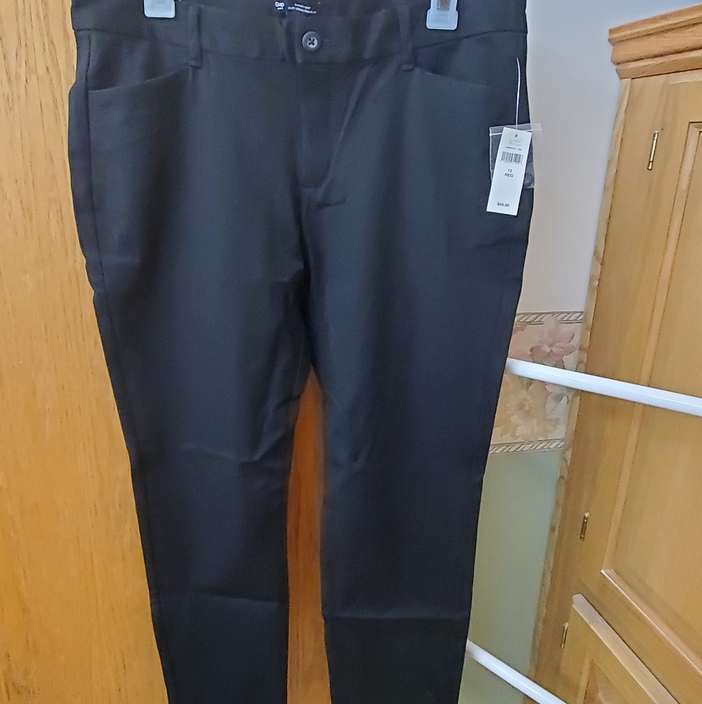 Gap Black Crop Pants Size 12 NWT